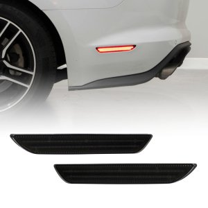Ford Mustang LED Sidemarkers - Left and Right - FORM Lighting - OEM-Grade - Smoked - 2015